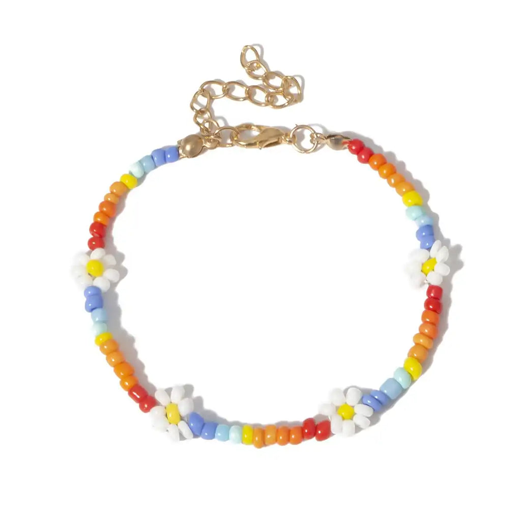 Bohemian Rainbow Necklace Lifestyle