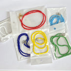 Handmade Colorful Seed Bead Necklace Set - 5 Vibrant Colors Bundle