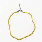 Handmade Colorful Seed Bead Necklace Set - 5 Vibrant Colors Bundle