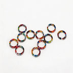 Rainbow Acetate Stackable Ring Set