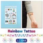 Pride Day Disposable Tattoo Stickers Set - 300+ Designs on 19 pieces