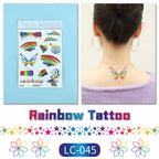 Pride Day Disposable Tattoo Stickers Set - 300+ Designs on 19 pieces