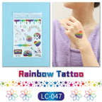 Pride Day Disposable Tattoo Stickers Set - 300+ Designs on 19 pieces