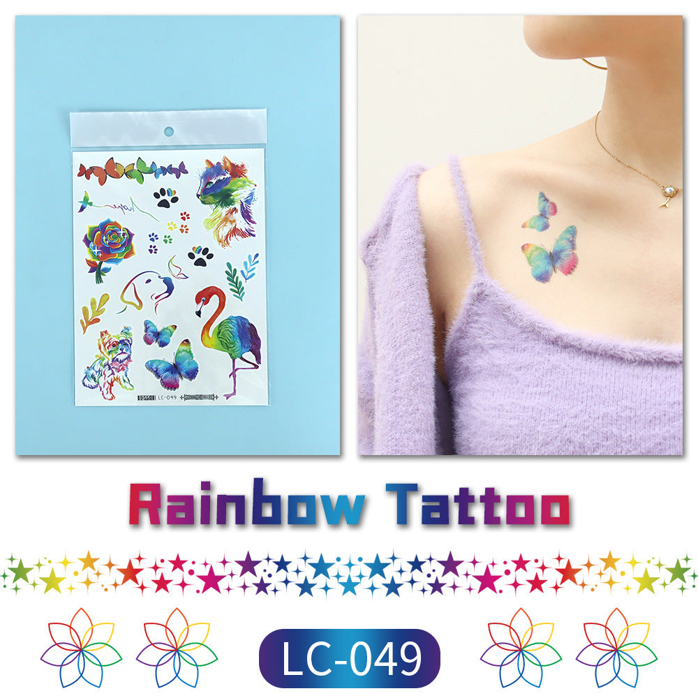 Pride Day Disposable Tattoo Stickers Set - 300+ Designs on 19 pieces
