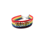 Bohemian 9-Piece Rainbow Multi-Layer Bracelet Set - Adjustable Hand-Woven Cords & Leather