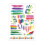 Pride Day Disposable Tattoo Stickers Set - 300+ Designs on 19 pieces