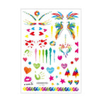 Pride Day Disposable Tattoo Stickers Set - 300+ Designs on 19 pieces