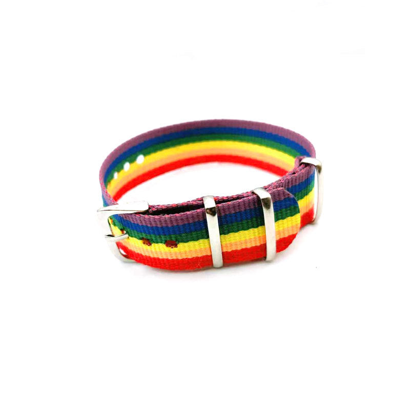 Bohemian 9-Piece Rainbow Multi-Layer Bracelet Set - Adjustable Hand-Woven Cords & Leather
